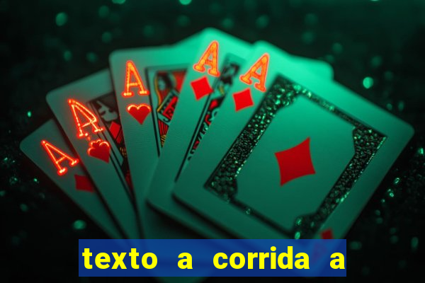 texto a corrida a lagarta lili